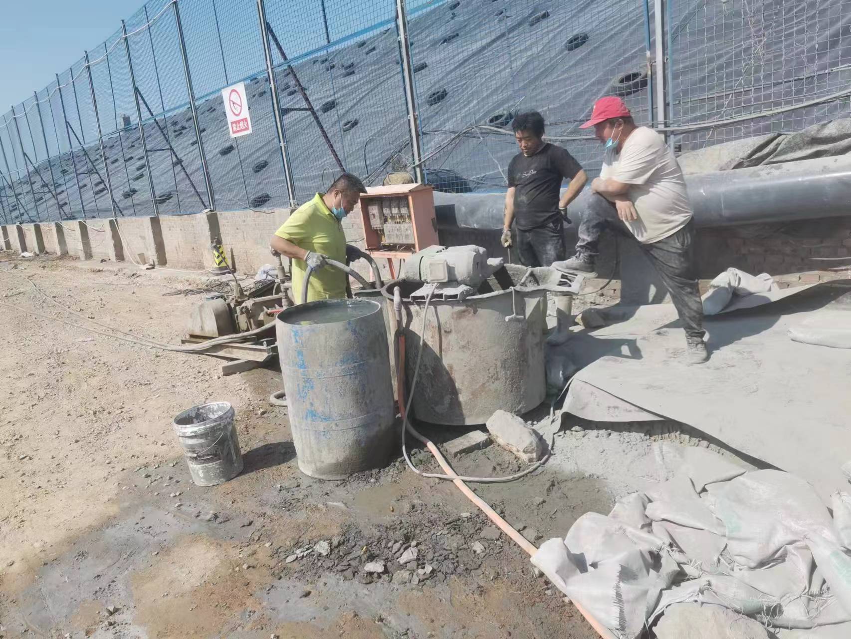 白鹭湖管理区袖阀管注浆